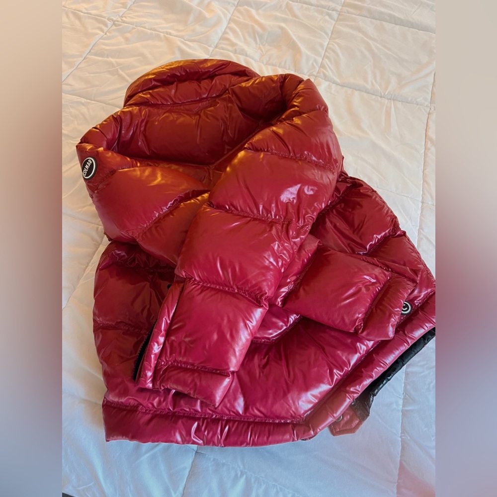 Colmar Lacquered-Effect Down Jacket With High Col… - image 4